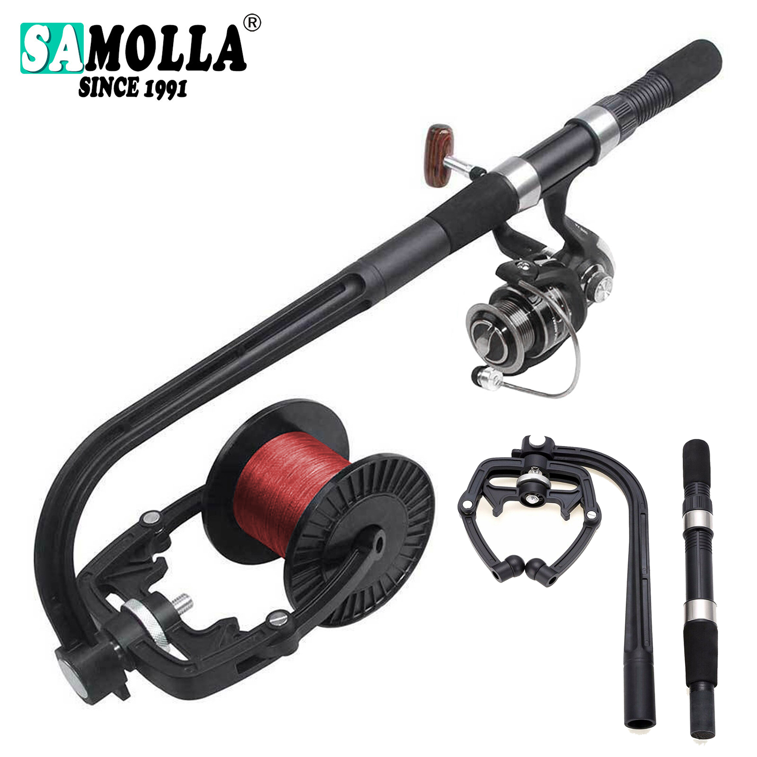 Spincast Reel - Szpula żyłki wędkarskiej do spinningu Nawijarka