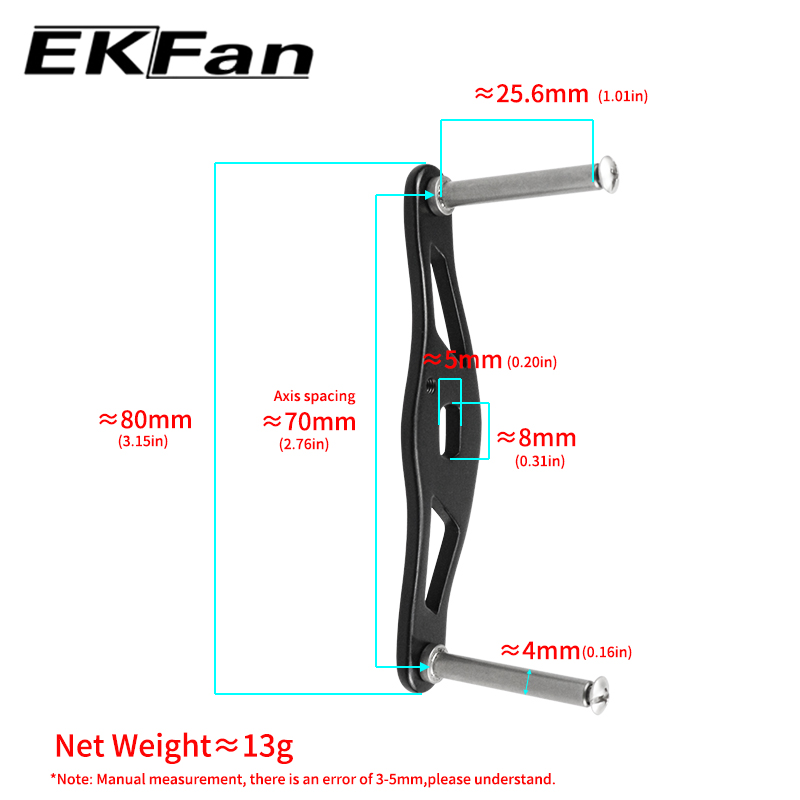 EKFan 80MM Aluminiowy Uchwyt K – Spincast Reel recenzja i cena