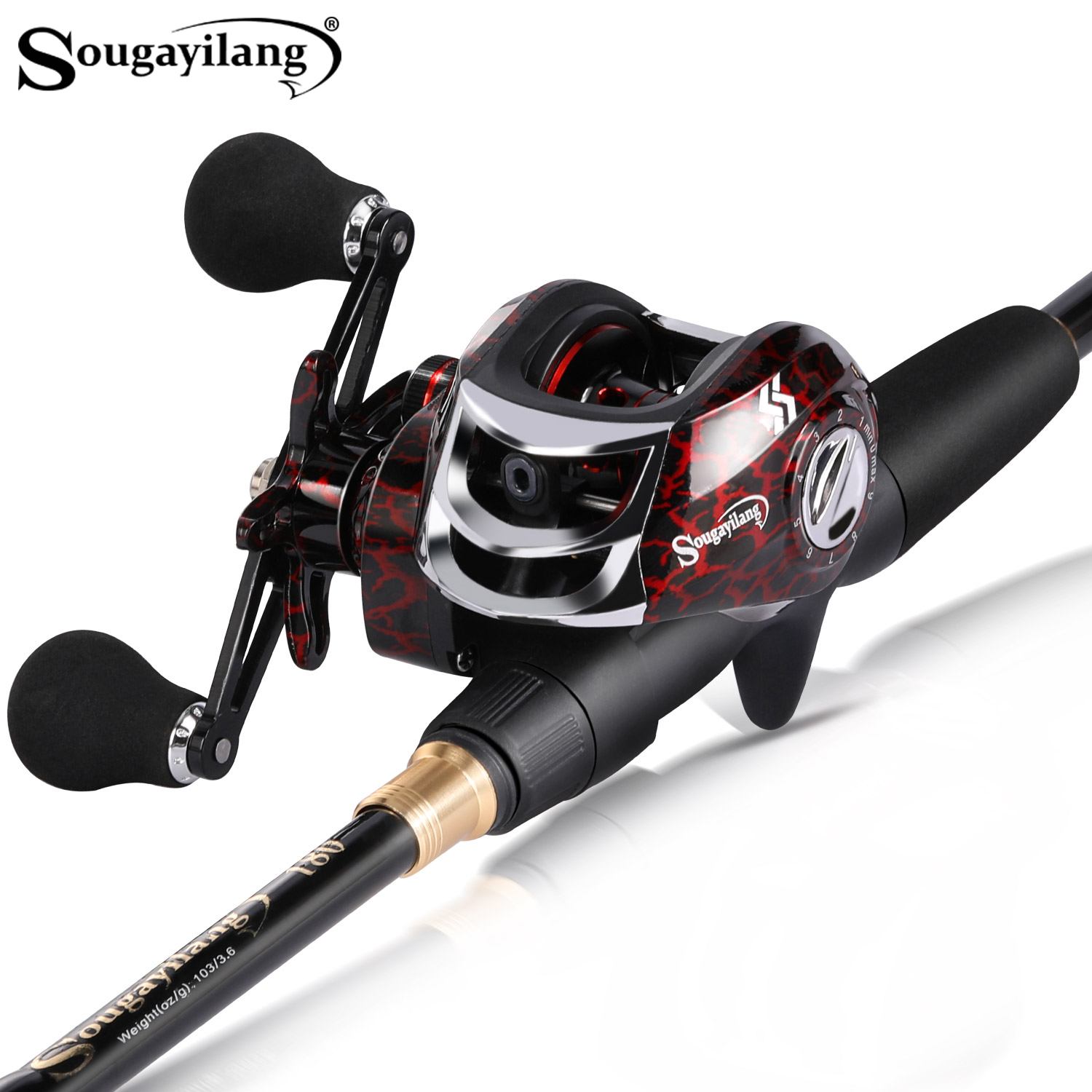Sougayilang 1.8-2.4m Zestaw wę – Spincast Reel recenzja i cena